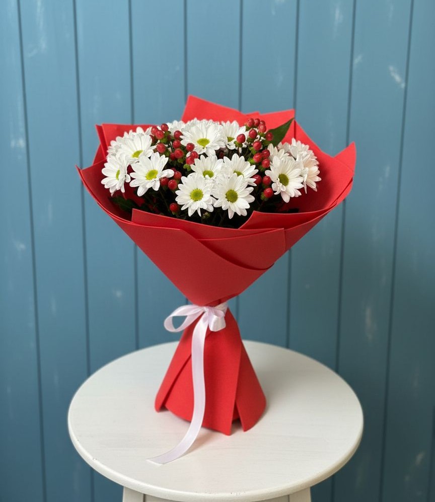 Букет цветов из: Хризантемы в Дорохово