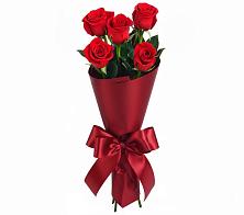 Букет 5 Красных роз Эдлесс Лав в Дорохово
