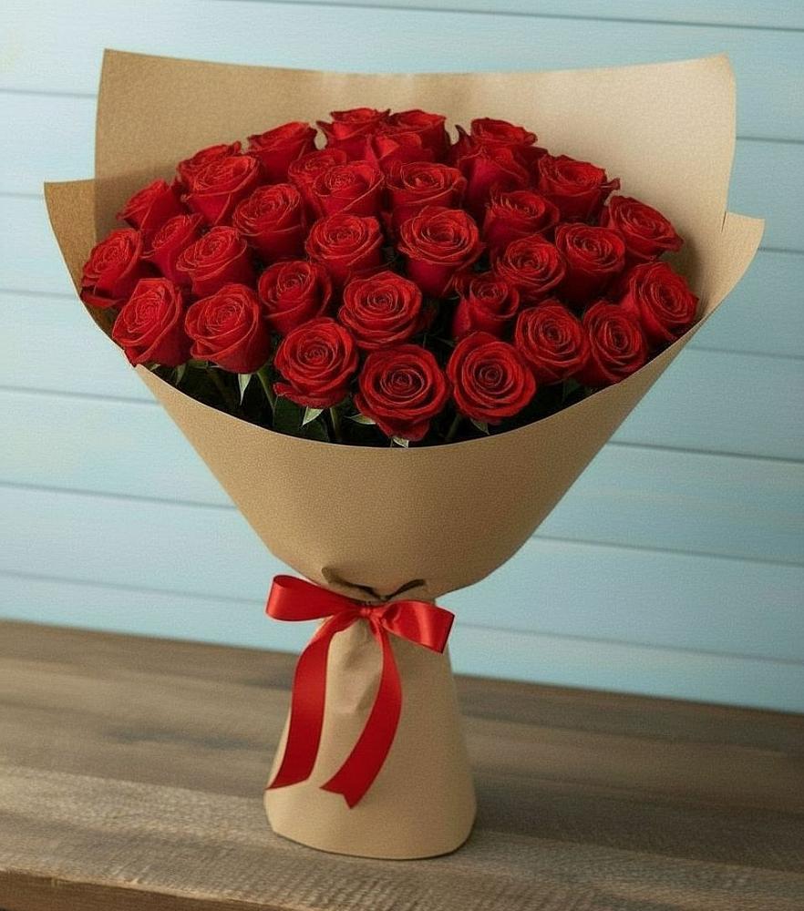 Букет Красные розы Милано в Дорохово