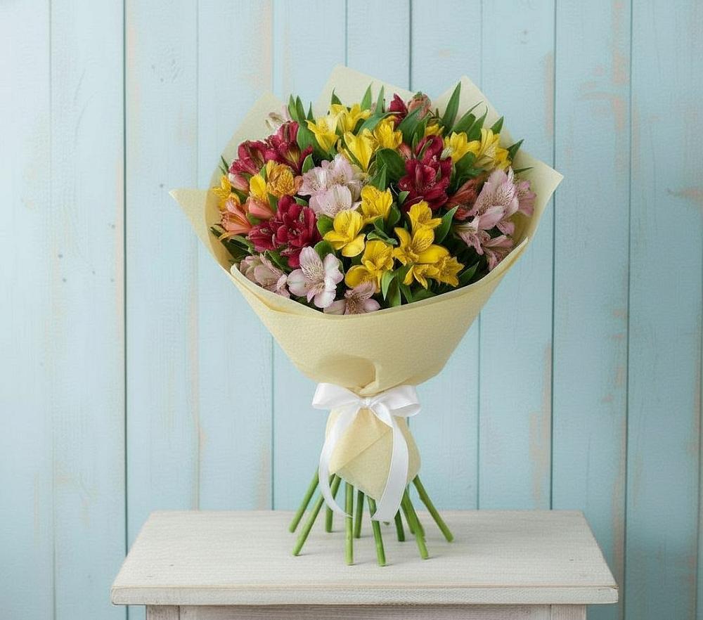 Букет цветов из: Альстромерии в Дорохово