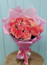 Букет 15 Розовых роз Равель #REPLACE_PRED# Дорохово