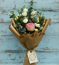 Букет цветов из:  Розы и Лизиантусы #REPLACE_PRED# Дорохово